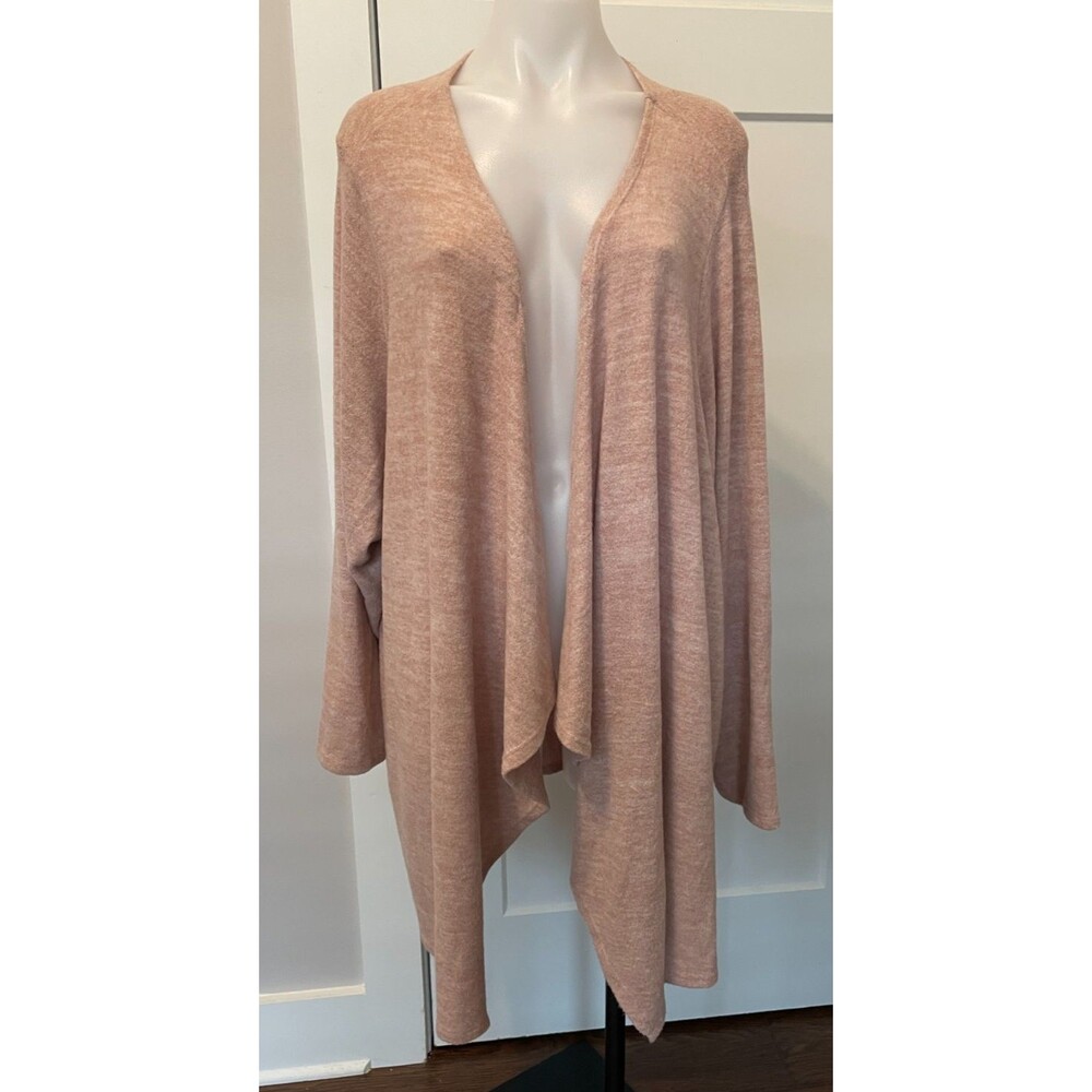 TORRID Super Soft Knits Womens Open CARDIGAN Long Sleeve PINK Size 5 (5X/28)
